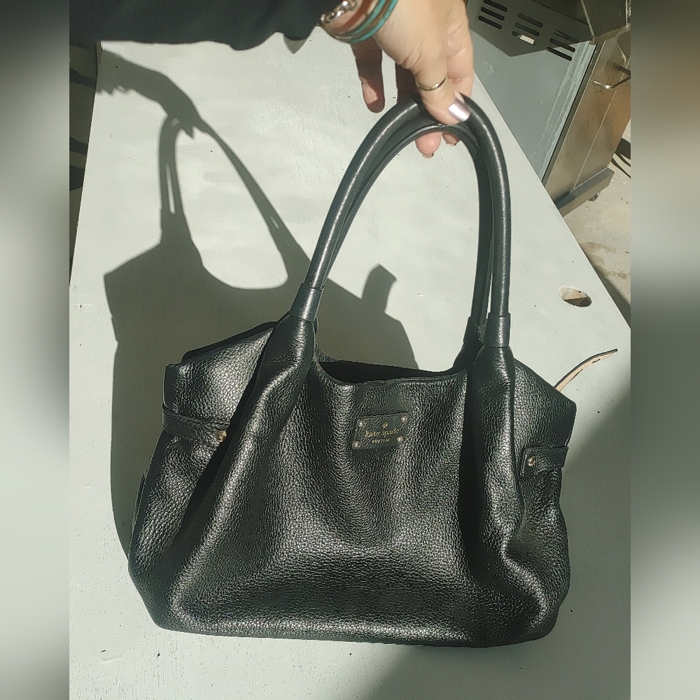 Kate Spade Black Leather Satchel ♠️